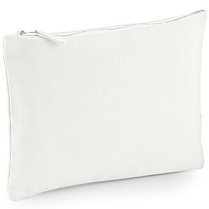 Canvas accessory pouch - Off White, S