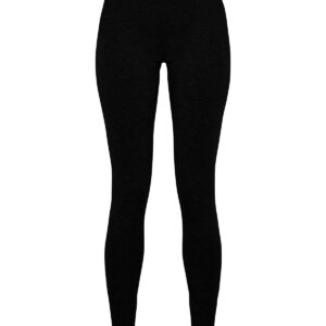 Women's stretch Jersey leggings - Black, XS