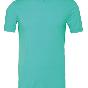 Unisex heather CVC short sleeve t-shirt - Heather Sea Green, XS