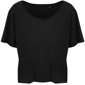 Women's Daintree EcoViscose tee - Jet Black, XS