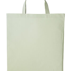 Cotton shopper short handle - Pastel Mint, One size