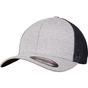 Flexfit melange mesh (6311) - Heather/Navy, One size