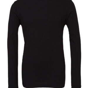 Unisex Jersey long sleeve tee - Black, XS
