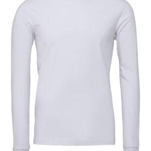Unisex Jersey long sleeve tee - White, XS