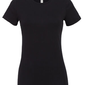 Women's relaxed Jersey short sleeve tee - Black, S
