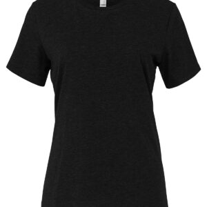 Women's relaxed Jersey short sleeve tee - Black Heather, S