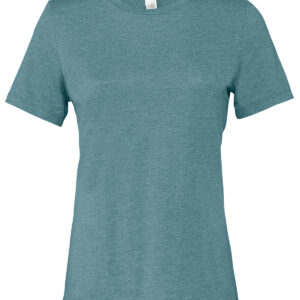 Women's relaxed Jersey short sleeve tee - Heather Deep Teal, S