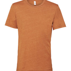 Unisex heather CVC short sleeve t-shirt - Heather Autumn, XS