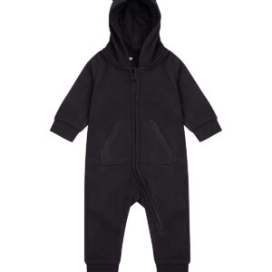 Fleece all-in-one - Black, 6/12 Months