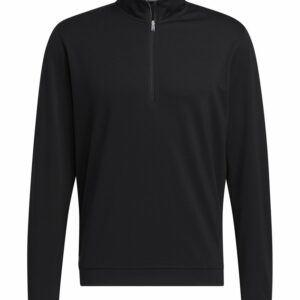 Elevated ¼-zip - Black, S