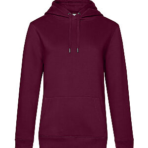 B&C Queen hooded - Dark Cherry, S