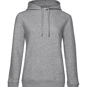 B&C Queen hooded - Heather Grey, S