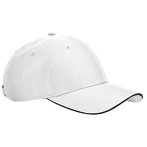 Team sports-tech cap - White/French Navy, One size