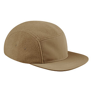 Recycled fleece outdoor camper cap - Biscuit, One size