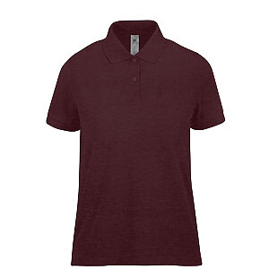 B&C My Polo 210 /Women - Heather Burgundy, XS