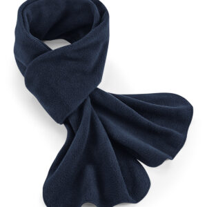Recycled fleece scarf - French Navy, One size