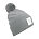 Appliqué patch pom beanie