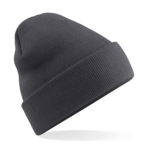 Polylana® original cuffed beanie - Graphite* Grey, One size
