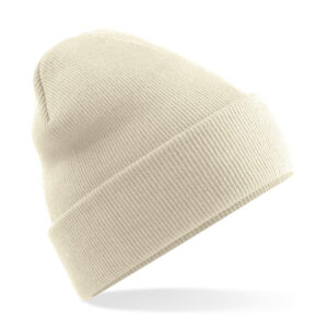 Polylana® original cuffed beanie - Oatmeal, One size