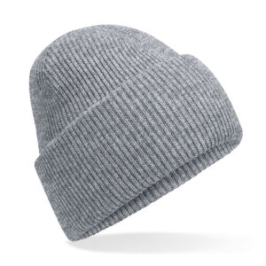 Classic engineered deep-cuffed beanie - Ash, One size