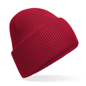 Classic engineered deep-cuffed beanie - Classic Red, One size