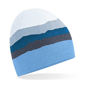 Mountain peaks pull-on beanie - Glacier Peaks, One size