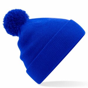 Junior original pom pom beanie - Bright Royal, One size