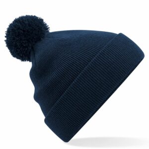 Junior original pom pom beanie - French Navy, One size