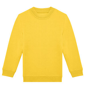 B&C ID.332 crew /kids - Pop Yellow, 3/4 Yrs