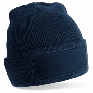Recycled original patch beanie - French Navy, One size