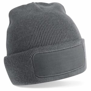 Recycled original patch beanie - Graphite* Grey, One size