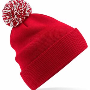 Recycled Snowstar® beanie - Classic Red/White, One size