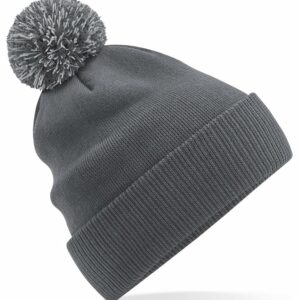 Recycled Snowstar® beanie - Graphite Grey/Light Grey, One size