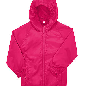 B&C #Reset windbreaker /kids - Magenta Pink, 5/6 Yrs