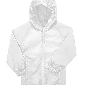 B&C #Reset windbreaker /kids - White, 5/6 Yrs