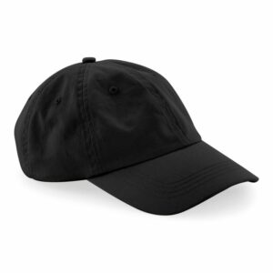 Organic cotton 6-panel dad cap - Black, One size