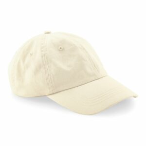 Organic cotton 6-panel dad cap - Natural, One size