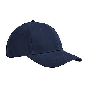 EarthAware® junior classic organic cotton 6-panel cap - French Navy, One size