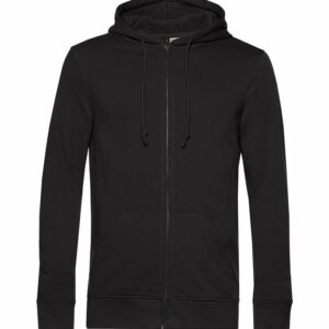 B&C Inspire Zipped Hood - Black Pure, S