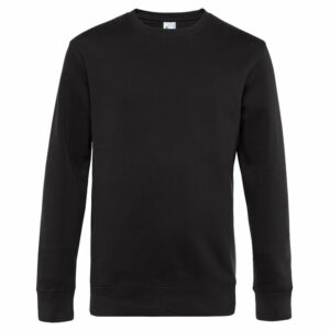 B&C KING Crew Neck - Black Pure, XS