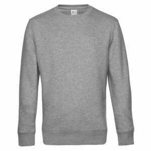B&C KING Crew Neck - Heather Grey, XS