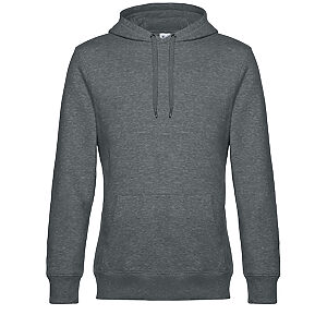 B&C KING Hooded - Heather Mid Grey, S