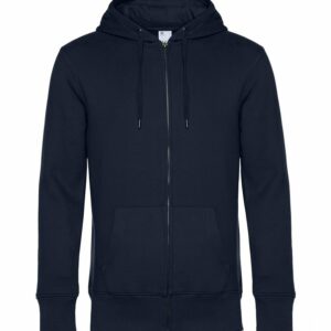 B&C KING Zipped Hood - Navy* Blue, XS