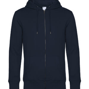B&C KING Zipped Hood - Navy, XS
