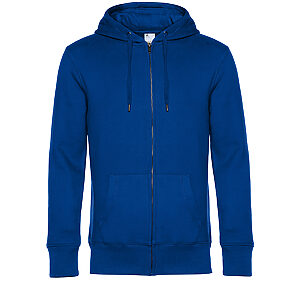 B&C KING Zipped Hood - Royal, XS