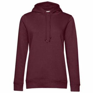 B&C Inspire Hooded /women - Burgundy, XS