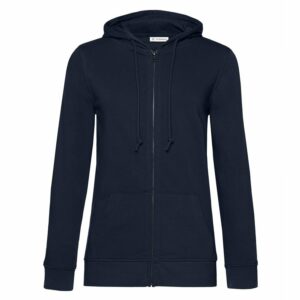 B&C Inspire Zipped Hood /women - Navy* Blue, XS