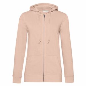 B&C Inspire Zipped Hood /women - Soft Rose, XS