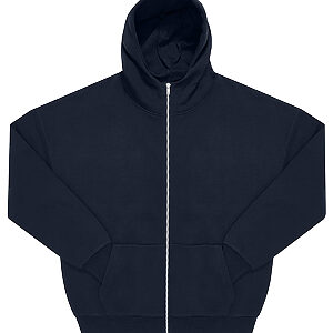 B&C Influence zip hood - Navy, XS