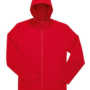 B&C Reset 3Lr® hooded softshell - Red, XS